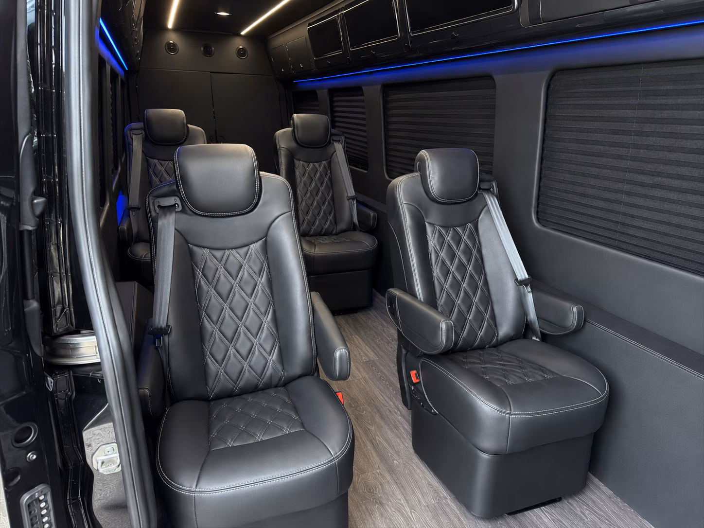 18 passenger sprinter van inside