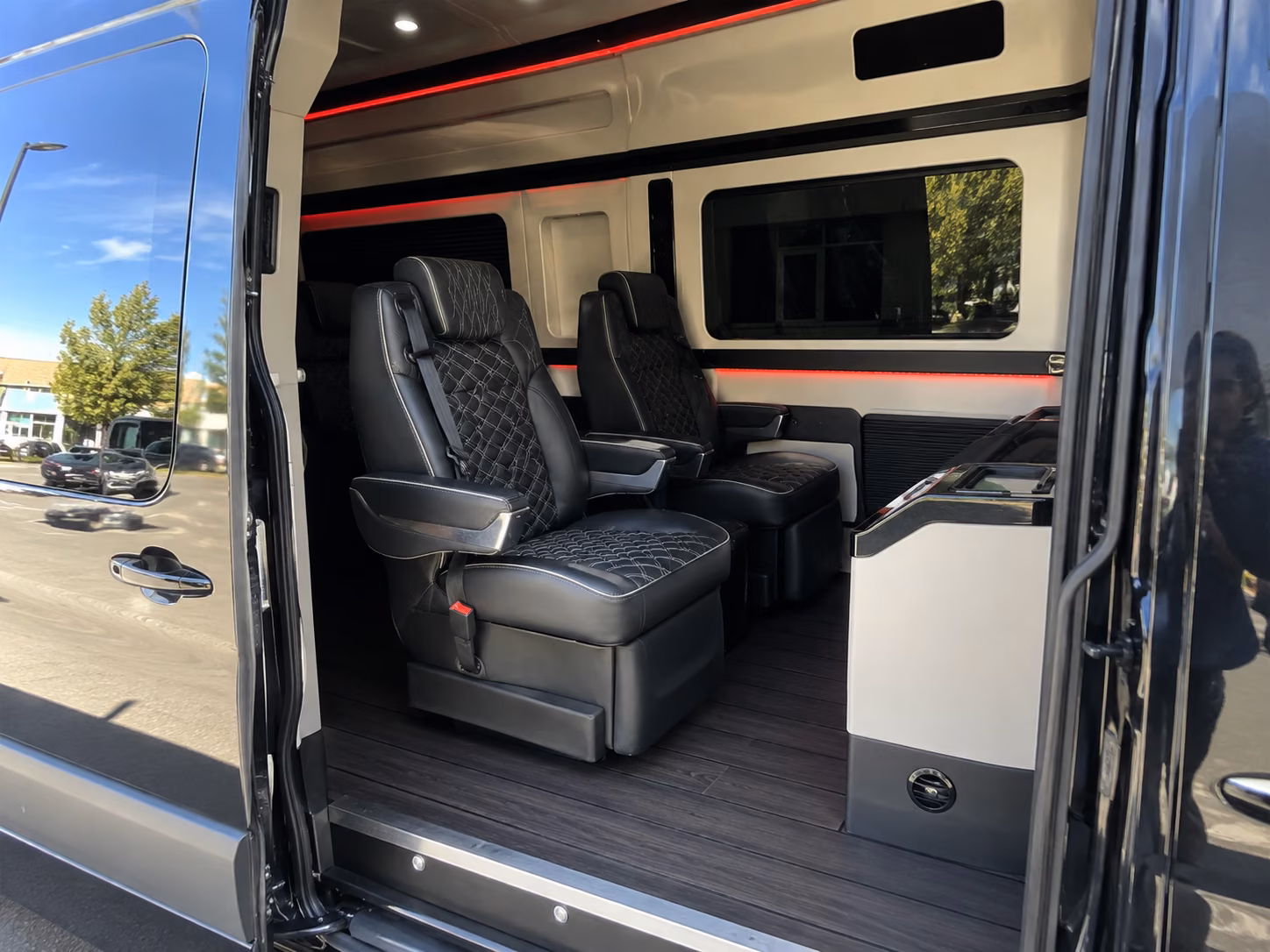 inglewood 15 passenger sprinter van inside