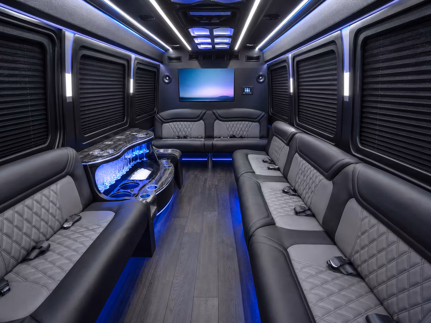 inglewood sprinter limousine inside